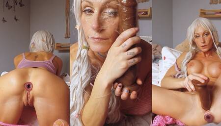 Vanessa Hastings Sloppy BBC Dildo Fuck