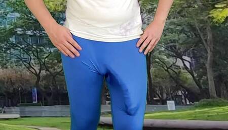 Huge cock cumshot in pants cum