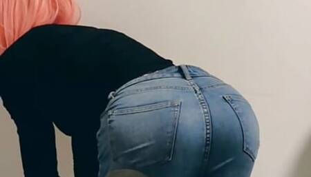 Teen Crossdresser Amateur masturbation