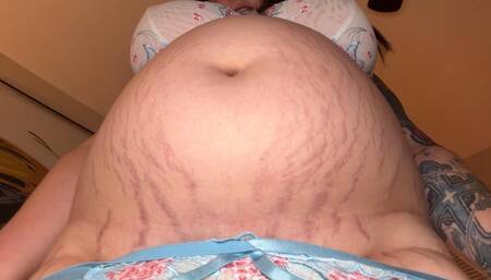 Post Stuffing Belly Play (720p) | Underbelly, All Fours, Before and After Shots