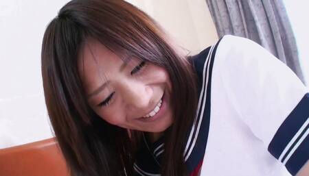 The horny young girl with lots of hair on her pussy loves to