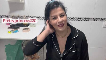 Eating bananas and burping