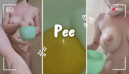 Pee all over my body