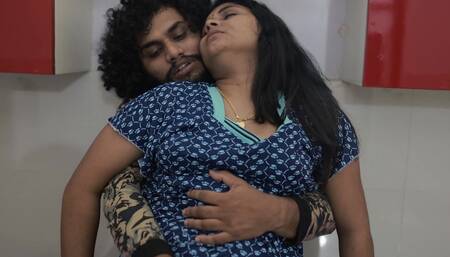Kitchen Hot Romance and Ass Lick with Sex, Vaishnavy and Sharun Raj Hot Kitchen Doggy Sex, Mallu Couple Kitchen Romance with Sex