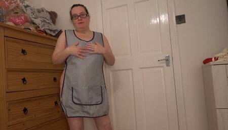 open panel apron striptease