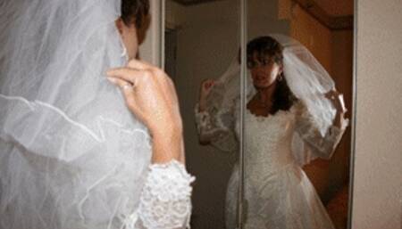 Wedding Day - Part 1 - WIFE REINACTS BLK BULL BREEDING HER BEFORE WALKING DOWN AISLE