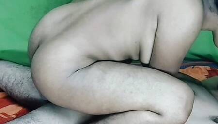 Real Indian Stepsister helps stepbrother cum quickly in her panties while parents wait outside