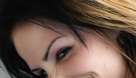 Annika Wraps Her Luscious Lips Around A Thick Black Cock