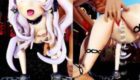 MMD r18 Pervert hero famous Murasaki Shion ahegao like heaven 3d hentai