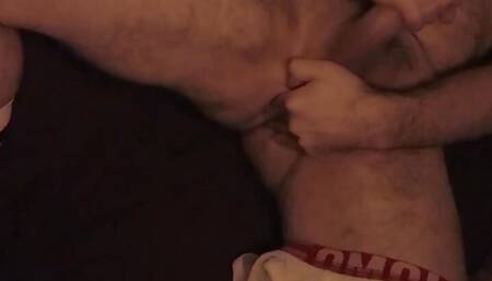 White socks and hard cock