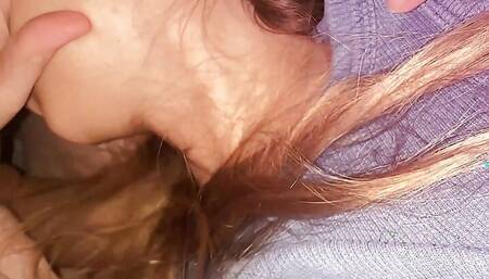 It Is Really Hard to Look Sexy When Your Old Stepdad Pushes His Tongue in Your Holes