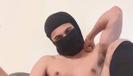 brown twink in otc black socks