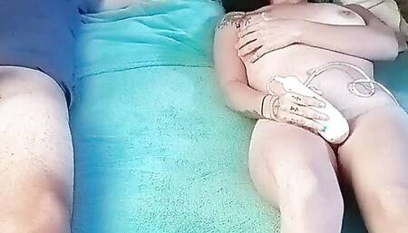 Divine orgasms in mutual masturbation with daddy