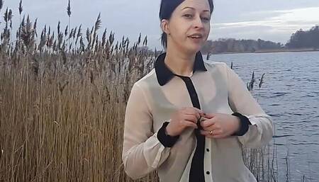 Naughty at the lake