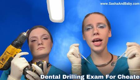Dental Drilling Exam in Gloves For Cheater Hardcore Taboo