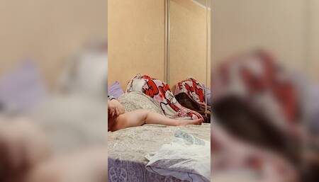 Stepmom with Big Tits and Ass Masturbates Her Pussy Episode 3