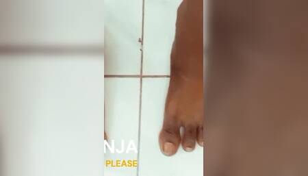 I Film My Feet Jerking off and Stick My Fingers up My Ass
