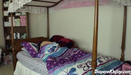 Taylor: Tenant Caught Masturbating, Put in Thick Diapers