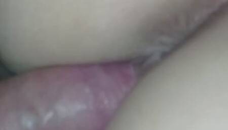 Tight pussy takes hard cock