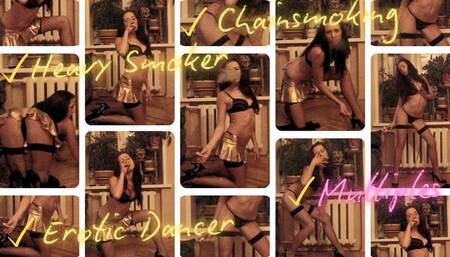 Alexandra: Half Pack Multiples during Erotic Dancing
