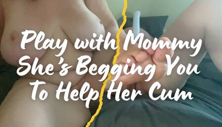 POV Watching Step Mommy Play With her Wand While She Begs You For Release