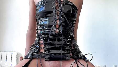 Amateur stripper begs me to fill her little pussy with my big cumshot