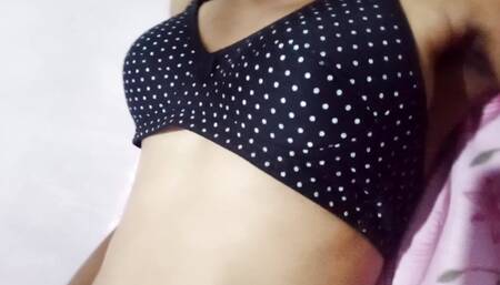 Chubby ebony gets her pussy stuffed ALONE