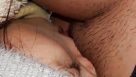 My neighbor licks my pussy in an abandoned barn so that no one knows that we are lesbians