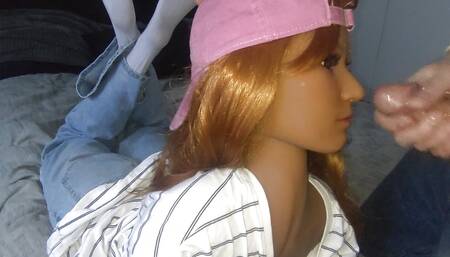 stepdaughter get face facials after deepthroat