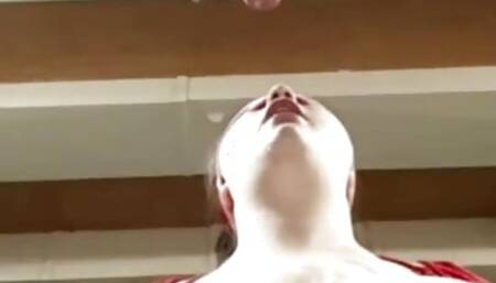 Sucking off my step son after his dad left for work