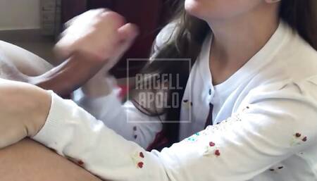 my wife's friend made me have a squirt