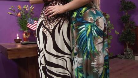 Cindy Behr and Paige Ashley are eager lesbians penetrating