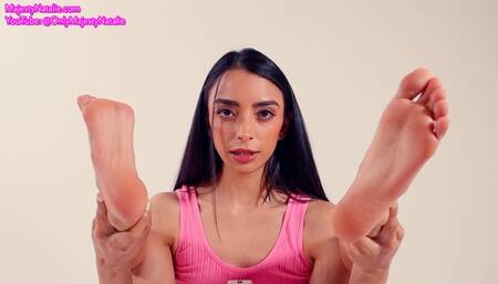 Princess with Cute Feet Turns You Into Her Pet