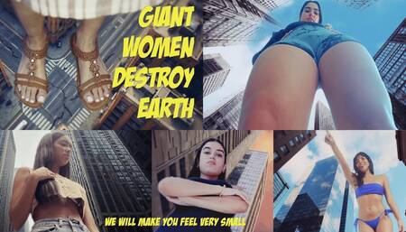 Giant Women Destroy Earth 1080 (Enola, Gabriela, Andrea and more)