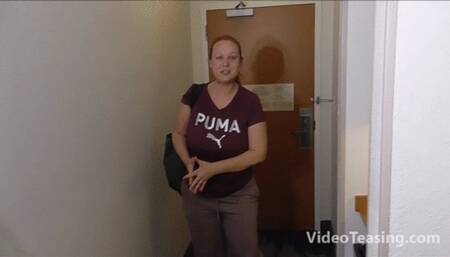 Rabbit's Tryout Video with Armwrestling, Scissorholds, Cleavage Seduction and more!