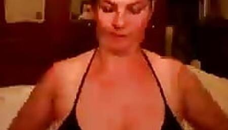 caress in swimsuit web cam