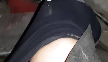 I'm a nymphomaniac, but I don't want anyone to know about it, so I masturbate in abandoned places
