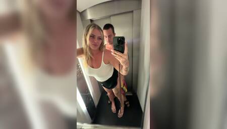 Fucking in the elevator