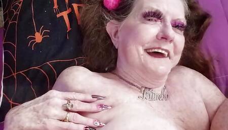 Pink N Black Bimbo Granny Fuck Slut