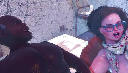 Big ass and tits midget slave