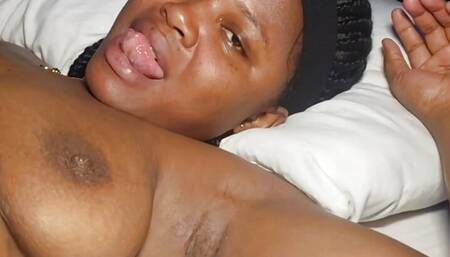 Cuming on her sweet creamy pussy