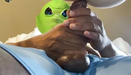 Alien Businessman Fucking Sex Doll Until Cumming While Wearing A Dress-Shirt And Underwear