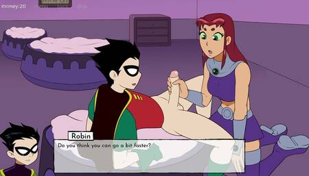 The perverted game of the Teen Titans
