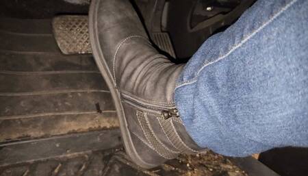 Slow Drive in Flat Booties