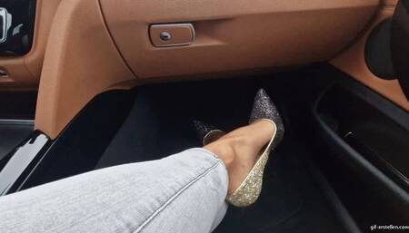 on the federal highway with sweaty nylons HD mp4 1920x1080