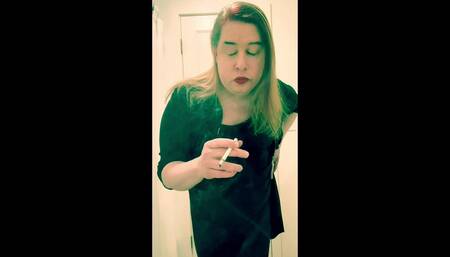 Smoking In The Bathroom