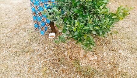 Enjoying on my good yard