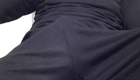 Mert Bursa plays with his dick while watching a match