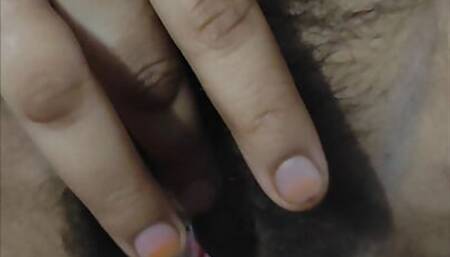 Desi bhabhi romancing her with a finger