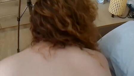 Sucking her ass, then I cum inside.